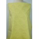 Jemná džínovina s elastanem  žlutá se vzorem