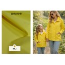 Bavlněná látka, žlutá barva se zátěrem