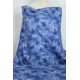Modrá batikovaná bavlna