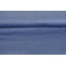 Tmavě modrá džínovina s retro vzorem
