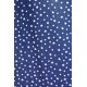 Bavlna modrá s bílými hvězdičkami