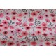 Bavlna s růžovými kytičkami